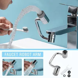 Soffioni doccia da bagno Rubinetto girevole universale 1080 in acciaio inossidabile Braccio robotico Rubinetto girevole Aeratore Prolunga da cucina 2 Flusso d'acqua 230411