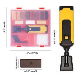 FreeShipping Laminate Repairing Kit Wax System Floor Worktop Sturdy Casing Chips Scratches Mending Tool Set Xulpf