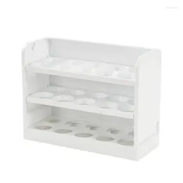 Storage Bottles Egg Holder For Refrigerator Organizer Fridge 3-Layer Container Box Household Kitchen Baking Accessories