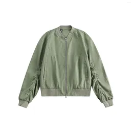 Herrenjacken Amerikanischer Ledermantel Männer Paar Vintage Stehkragen Lässig Kurz Homme Baseballanzug Vielseitig Harajuku Lose Masculino Jacke