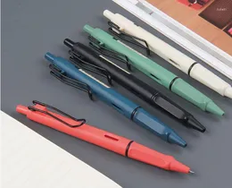 사무실 젤 잉크 펜 블랙 컬러 개폐식 대용량 부드러운 필기 펜 학생들의 경우 0.5mm 문구 (SS-1087)
