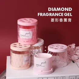 10st Pink Fireless Aromatherapy Candle Solid Parfum Fragrance Parfym för hembil Auto Fräschare Fresh Air Purifier Kvinnor och män gåva