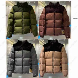 Men's Down Parkas Puffer Jacket Mens Womens Designer North Windbreaker Outerwear High Quality Classic Coat Dual Contrast Size Xs-xxl