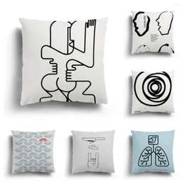 Pillow Home Decoration Case Sofa Cover Decorative Pillowcase 40X40cm 60X60cm Autumn Decor Anime