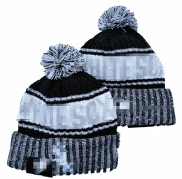 White Sox Beanies CHICAGO Beanie Cap Wool Warm Sport Knit Hat Baseball North American Team Striped Sideline USA College Cuffed Pom Hats Men Women a2