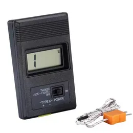 Digital LCD K Type Thermometer Temperature Instruments Single Input Pro Thermocouple Probe Detector Sensor Reader Meter TM