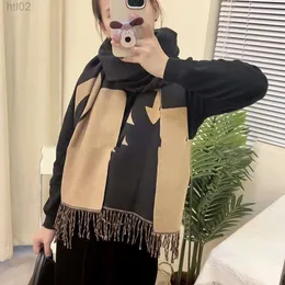 Designer Gucc Fashion Cucci Star Style Stor G-Letter Printed Imitation Cashmere Tassel Scarf For Women's Shawl Autumn and Winter Scarves