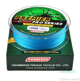 100Meters/1box 5 Color Fishing Lines 4 Weaves Braided PE Line Available 6LB-100LB( 02