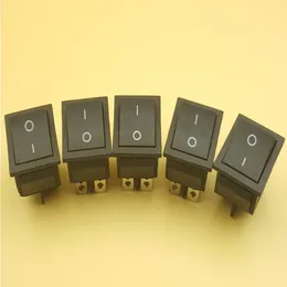 Free Shipping 50Pcs Rocker Switch with Black 4 pin on/off 16A/250V Ianlp