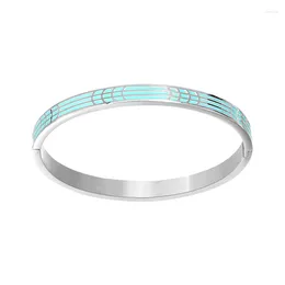 Bangle Grain Drip Glue Bracelet Fashion Bracelets Minimalist Wedding Jewelry Personality Stainless Steel Bangles Designer Braceletes