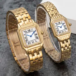 AAA eleganckie modne zegarki męskie i damskie pasek ze stali nierdzewnej importowany kwarcowy ruch wodoodporny