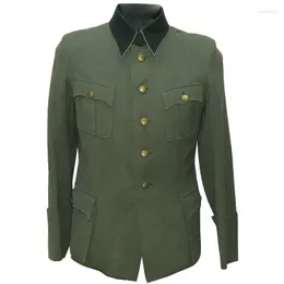 Męskie kurtki Yu Song sprawiły, że armia zielona wiosna i jesienna kurtka 7004 podczas I wojny światowej