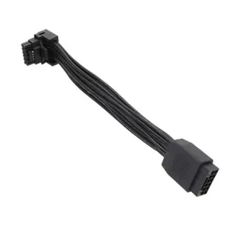 50cm 90 Degree Right Angled PCI Express Computer GPU Power ATX 3.0 PCIE 5.0 12P 16pin 12 4 P 12VHPWR Male Female Extension Cable