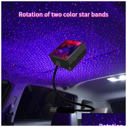 Lampki dekoracyjne USB Star Light Aktywowane 4 kolory i 3 efekty oświetlenia romantyczne dekoracje USBnight na imprezę w samochodach domowych Cei Dhnvs