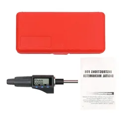 Freeshipping Digital Micro-Meter Accessory LCD Display Mini Portable med intervallet 25 mm och noggrannhet på 0001 mm med verktygslåda VKUIE