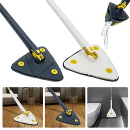 Mop Mop di pulizia con rotazione di 360° mop triangolare super assorbente pieghevole estrusione automatica strumento per la pulizia delle pareti domestiche 230412