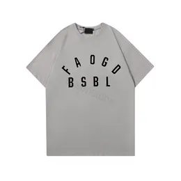 Yaz Korkular Erkekler Tasarım Üstleri Tişört Nefes Üstü Kısa Kollu İnce Takım Yuvarlak Boyun Kısa Knolu Kısa Kalı gündelik Ess Modası Minimalist Essen Tees