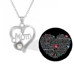 Collane di design personalizzato per le donne Collana con pendente a proiezione personalizzata con foto Ringraziamenti per gioielli regalo per la festa della mamma Y23