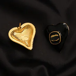 Luxury Brand Designers Letters Stud Heart Stainless Steel Plated 18K Gold Geometric Famous Women's Crystal Rhinestone Pearl S925 Silver Earring Wedding Jewerlry