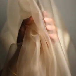 その他のアートと工芸品チュールファブリックナイロンメッシュ糸ウェディングドレスのメーターでスカート縫製透明ガーゼファッションシンサマークロスソフト230412