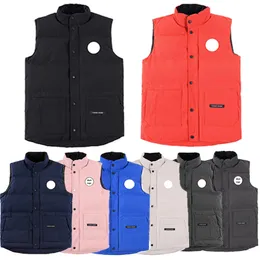 23SS Designer Roupas Top Quality Canadá Homens Gilets Pato Branco Down Body Warmer Casacos de Inverno Mulheres Gilets Ladys Coletes Highend Body Warmers Outwear Parka XS-XXL