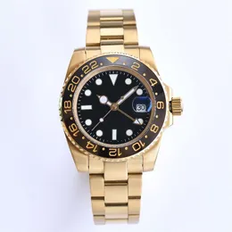 TOP high quality factory luxury watches smart for mens watch full stainless steelr Automatic Mechanical Sapphire solid Clasp designerwatches Men gmt Wristwatches