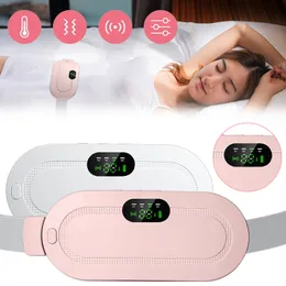Andra massageföremål Smart Warm E -bälteselektriska bukvärmningsmassager Lättar Lady Menstrual Pain Pad för hushåll och kontor 230412