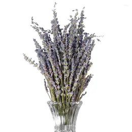 Dekorativa blommor Augkun 1Set Natural Lavender Bouquet Immortal Fresh Torked DIY Home Office Bankett Wedding Decoration