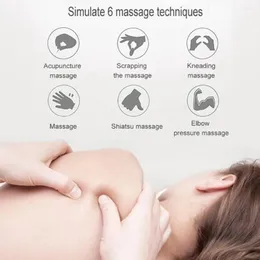 Dywany elektryczne wygodna łatka do masażu 8 tryby siły Back Massager Wireless
