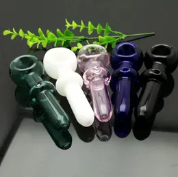 Fumando tubo mini cachimbo de vidro de vidro de vidro colorido de vidro colorido de vidro colorido tubo côncavo