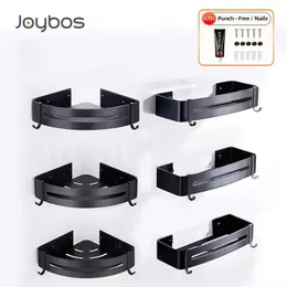 Bathroom Storage & Organization Joybos Space Aluminum Shelf Shower Shelves No-drill Wall Mount Rack Corner Accessories247I