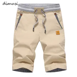 Męskie spodenki Dimusi Summer Cargo Shorts męsne elastyczne talia bawełniane bawełniane szorty plażowe męskie modne szorty homme odzież 4xl ya869 230412