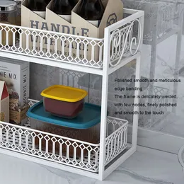 Стеллаж для хранения обеденного стола, 3-уровневый настольный стеллаж, стеллаж для хранения бытовых утюгов/закусок, органайзер для кухонных приправ