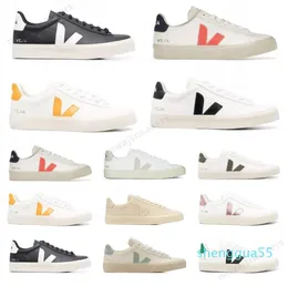 Casual Shoeswomens Sneakers Shoes Men's Classic White Unisex Fashion Couples Vegetarianism Style Original Veja Campo Storlek 36-45