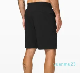 ll masculino yoga esportes shorts de secagem rápida com bolso traseiro do telefone móvel casual correndo ginásio quinto masculino jogger pant