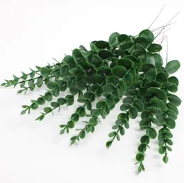 Artificial Eucalyptus Leaves Greenery Stems For Home Garden Vase Decoration Christmas Party Wedding Bouquet DIY Plant 052122