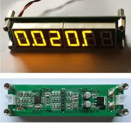Freeshipping 6led 1MHz ~ 1000MHz RF Singal Frequency Counter Tester Meter Digital LED for Ham Radio Amplifier yellow color Fipbb