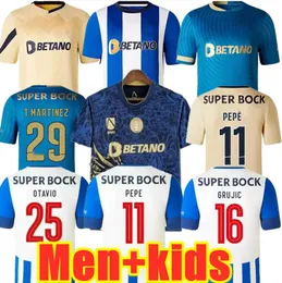 23 24 FC Portos Soccer Jerseys Player Version Training 2023 2024 Home Away Gul 130 Years Anniversary Campeoes Pepe Mehdi Luis Diaz Men Football Shirts Kids Kits S-XL