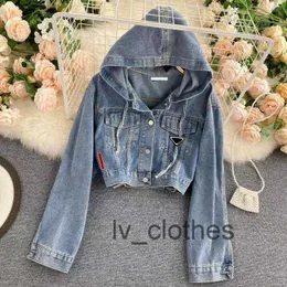 2023 giacca da donna giacca di jeans designer famoso abito di marca ragazza principessa cappotto corto giacca di stoffa a maniche lunghe antivento moda festa da donna abito da strada