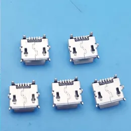 200pcs micro USB Type B Female 5Pin Socket عكس PCB Coldering Connectors Ijejm