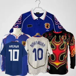 【oMAdesignstudios】oMA JAPAN 1998 LONG SLEEVE SOCCER JERSEY Japan 1998 World Cup Away Long-Sl. Jersey [Free Shipping]