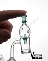Spin Smoking Accessories Bead Glass Carb Cap Fit OD25mm Quartz Banger Nail Bowl Bong Dab Rig Oil Rigs Water Pipes 10881934096
