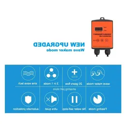 Ultra Quiet Aquarium Water Pump Variable Frequency Conversion Pump för färskt saltvatten havsvatten rev fisktank damm mmirr