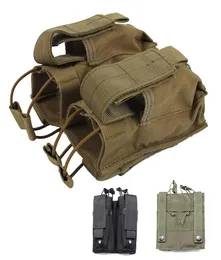 Airsoft Gear Assault Combat Bag Vest Camouflage Pack Fast Patrones Clip Carrier ammohållare Taktisk mag Four Magazine Pouch No19674493