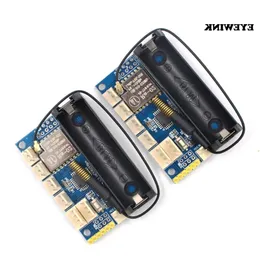 Freeshipping 2PCS/LOT Ra-02 LoRa SX1278 433Mhz Wireless Spread Spectrum LoRa Radio Node v20 Module DIY 37V 14500 Battery Holder Sswmp