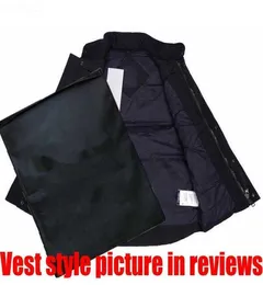 Kamizelki męskie kamizelki marki mogą w stylu USA styl męski prawdziwy piórko kurtka zimowa kamizelka mody kamizelka bodywararmer Advanced Waterproof Fabric8214323 Gyyo