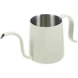 Ensembles de vaisselle Camping Poêle Suspendu Oreille Cafetière Verser En Acier Inoxydable Épaissir Bouilloire De Brassage Cuisinière Col De Cygne Long Bec Bureau D'eau