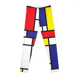 Active Pants Mondrian Study I Leggings Exercise Clothing For Women