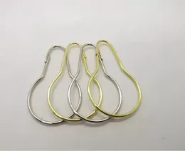 1000pcs New Stainless steel Chrome Plated Shower Bath Bathroom Curtain Rings Clip Easy Glide Hooks Wholesale