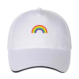 Boll Caps 2023 Ny Rainbow Cap justerbar Hip Hop Snapbk Baseball Caps Män Kvinnor Mittade Trucker Dad Hat Bone Garros P230412